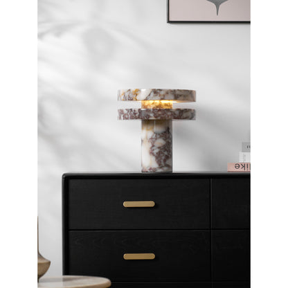 Pillar Marble Table Lamp