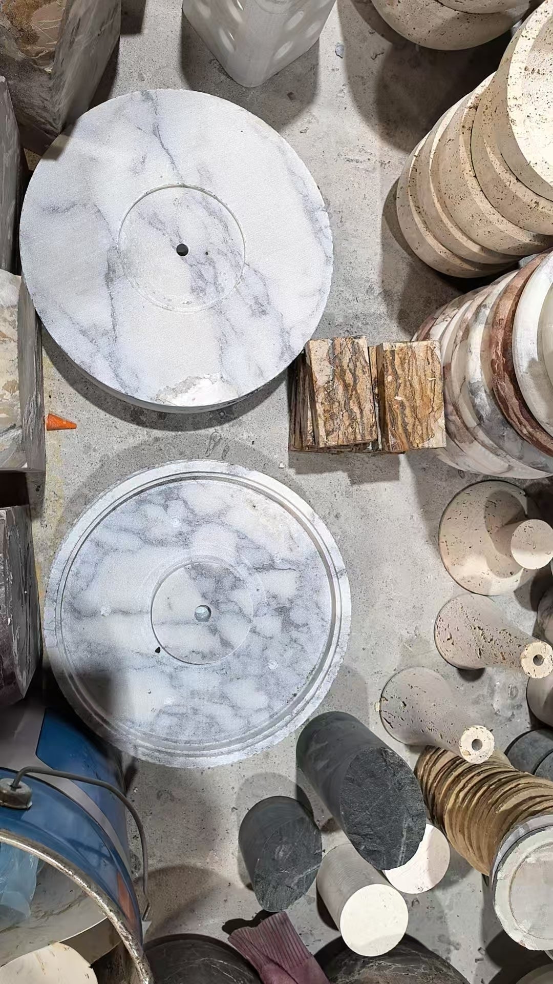 Pillar Marble Table Lamp