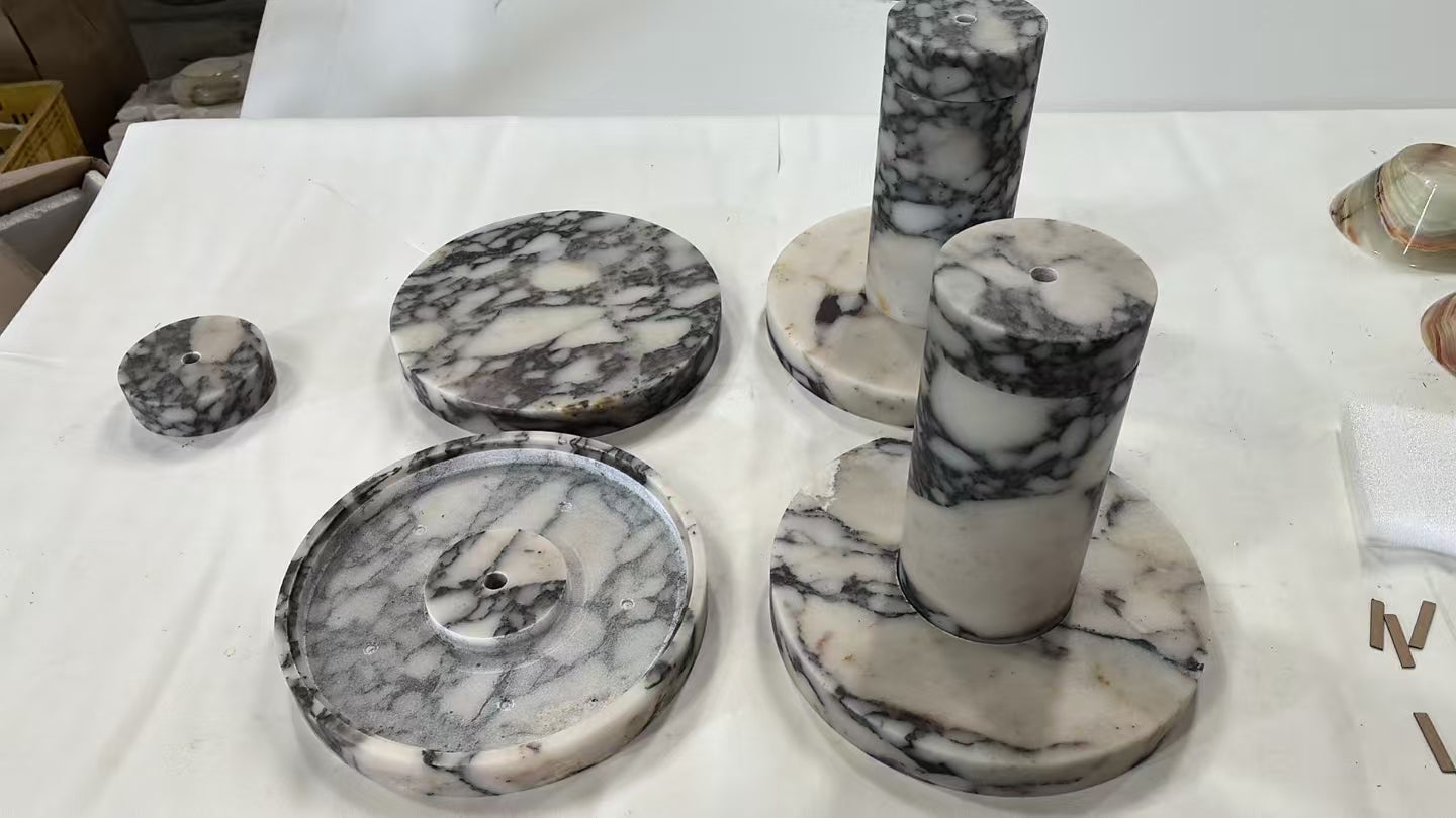 Pillar Marble Table Lamp