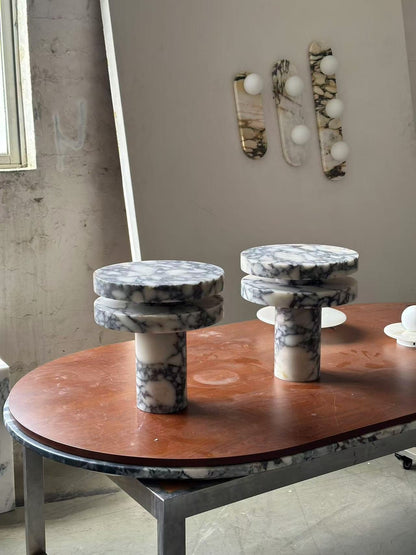 Pillar Marble Table Lamp