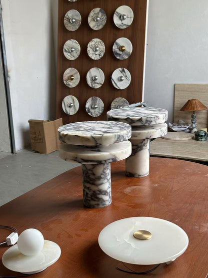 Pillar Marble Table Lamp