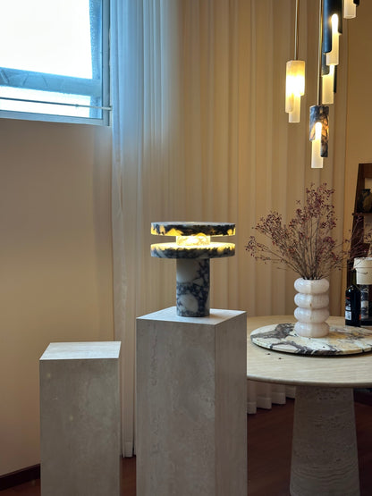Pillar Marble Table Lamp