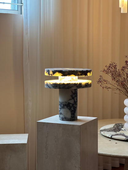 Pillar Marble Table Lamp