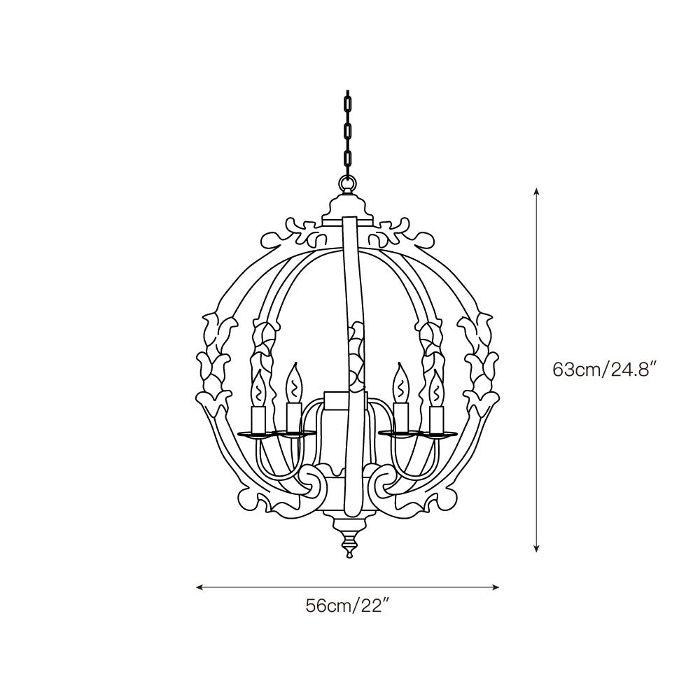 Maci Wood Pendant Lamp