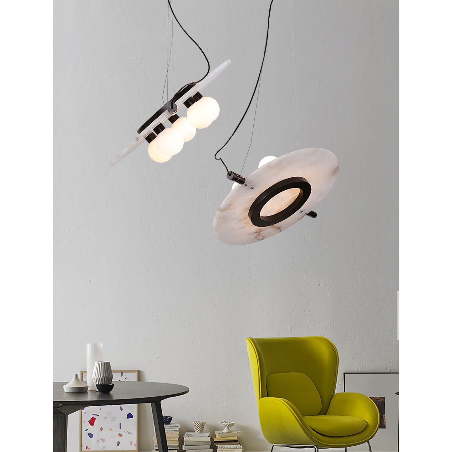 Magma Alabaster Pendant Lamp