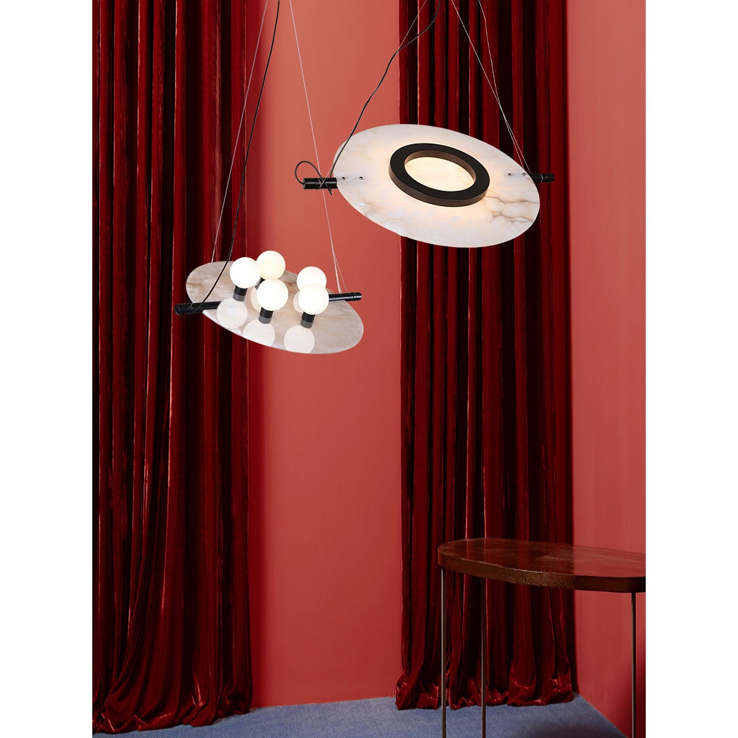 Magma Alabaster Pendant Lamp