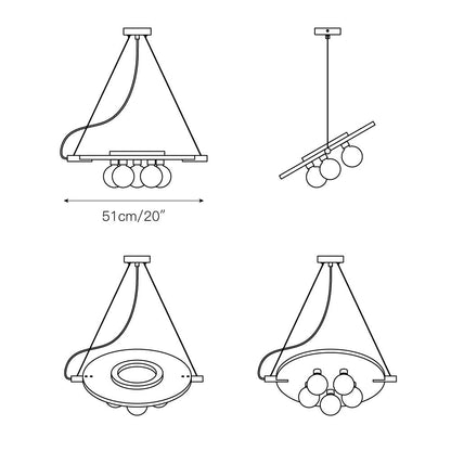Magma Alabaster Pendant Lamp