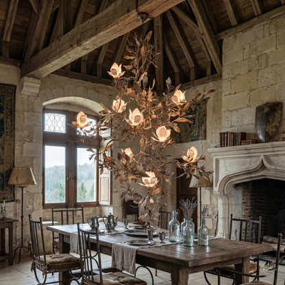 Magnolia Grandiflora Chandelier