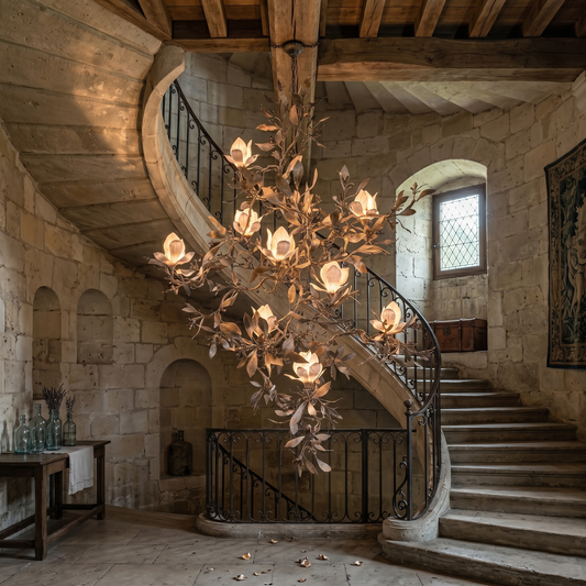 Magnolia Grandiflora Chandelier