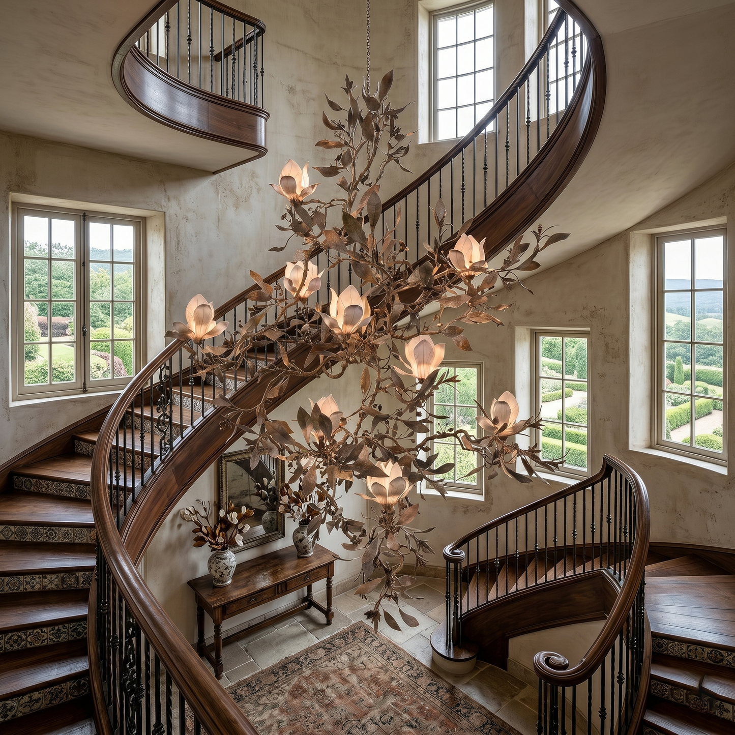 Magnolia Grandiflora Chandelier