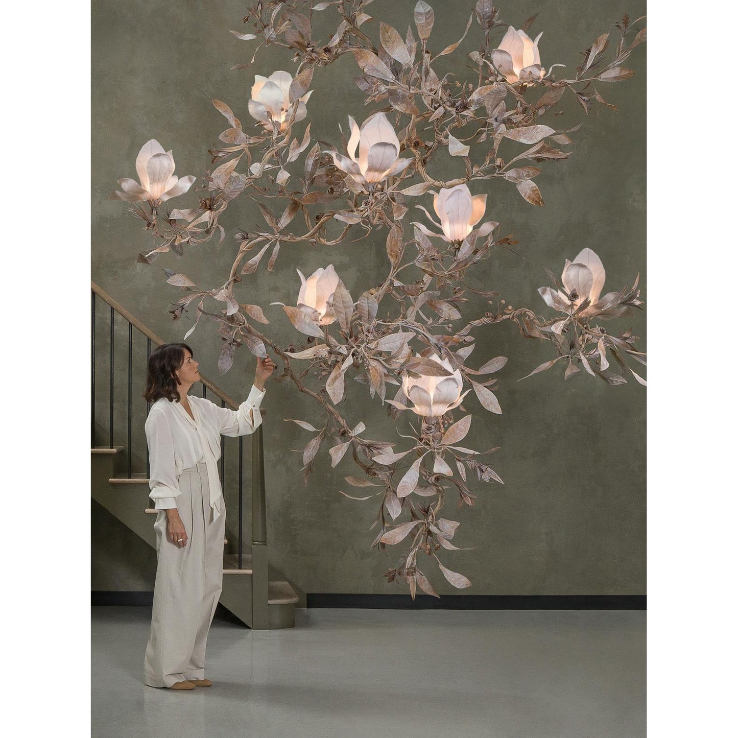 Magnolia Grandiflora Chandelier