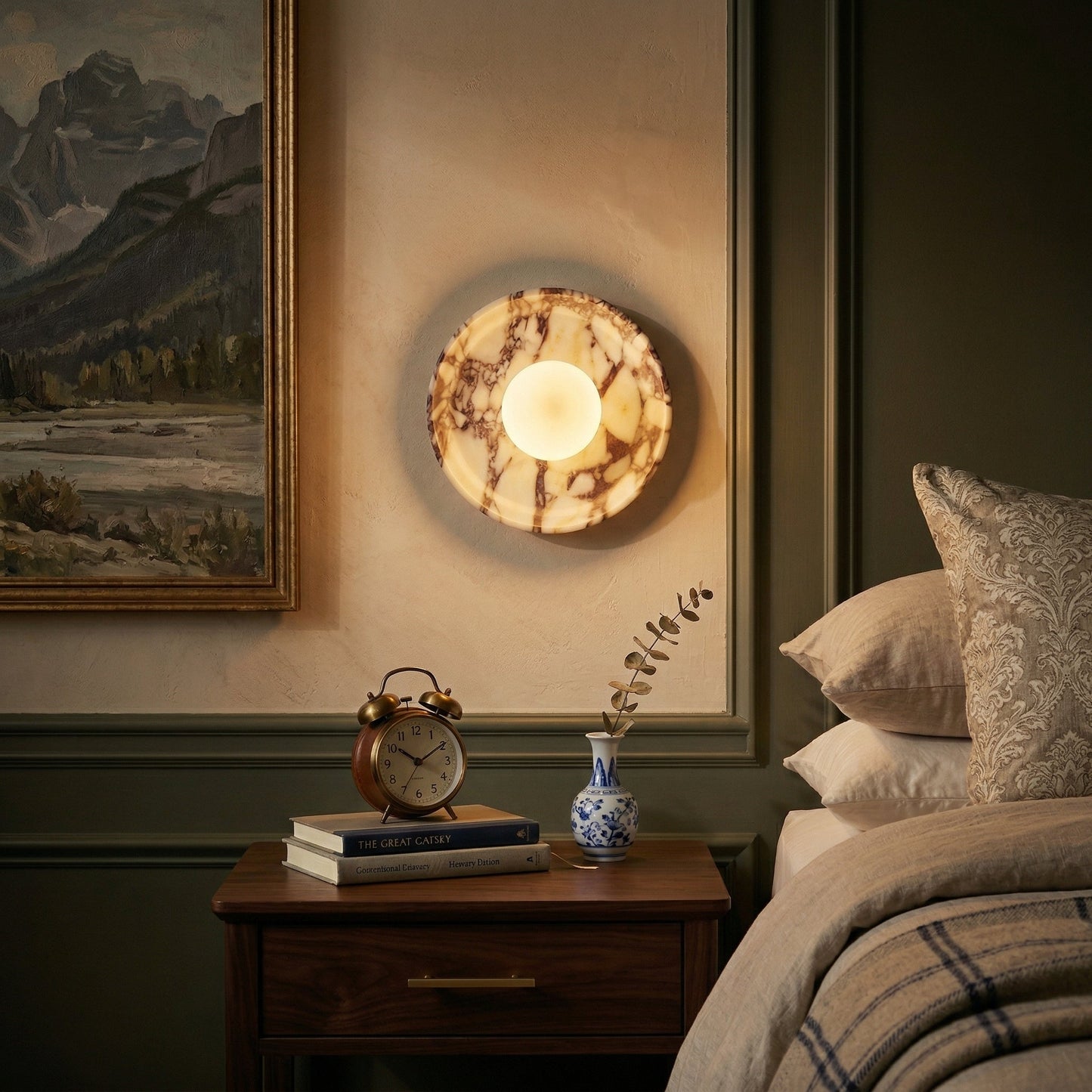 Viola Marble Wall Lamp