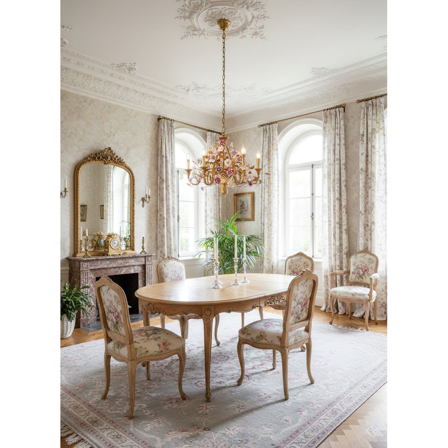 Marguerite Flowers Chandelier