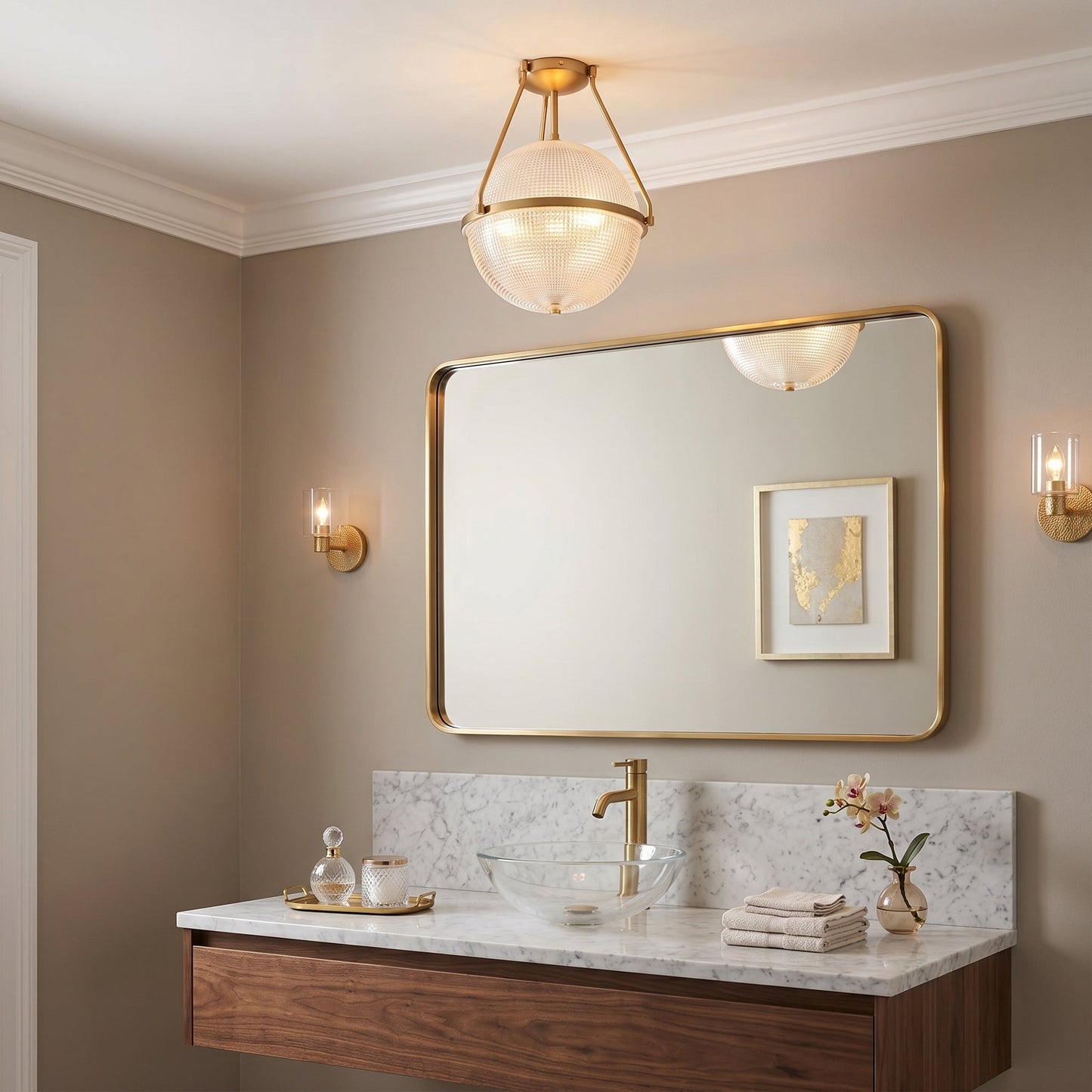 Neven Glass Ceiling Lamp