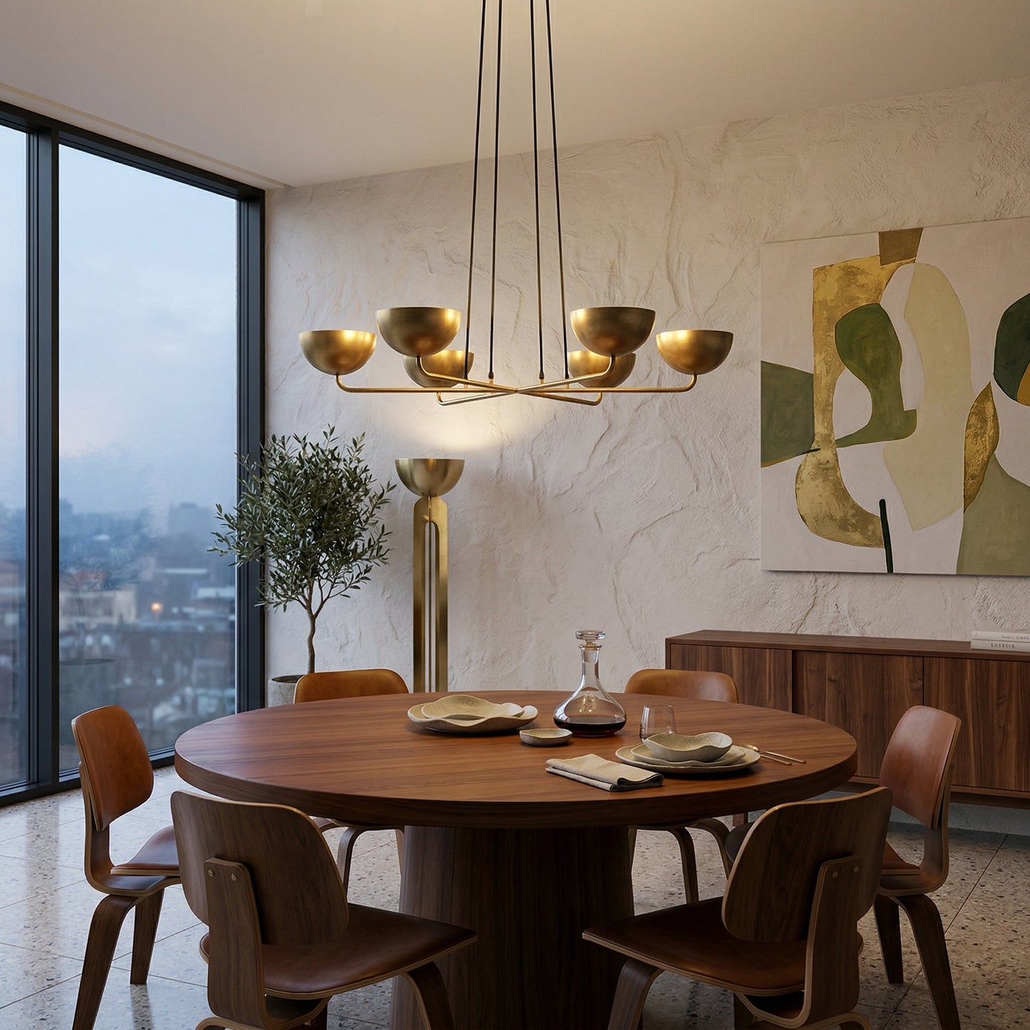 Callisto Brass Chandelier