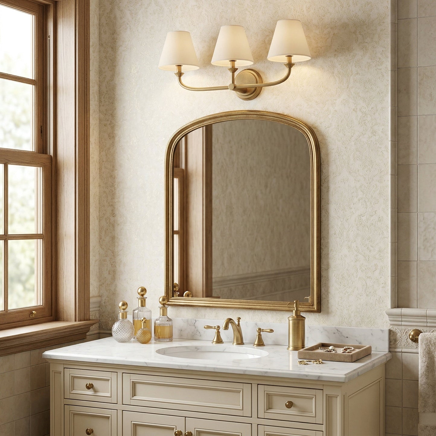 Greta Brass Wall Lamp