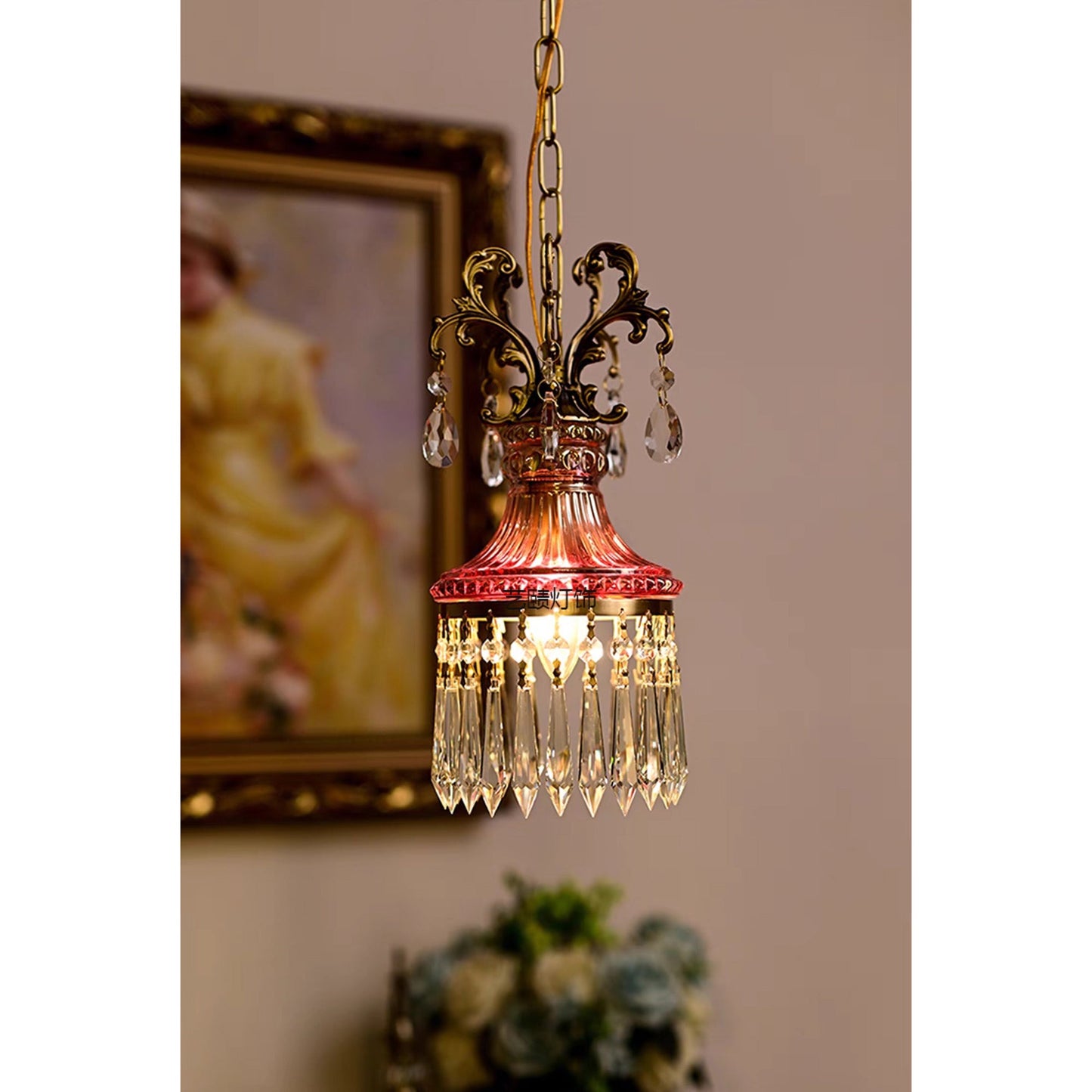 Marquise Crystal Pendant Lamp