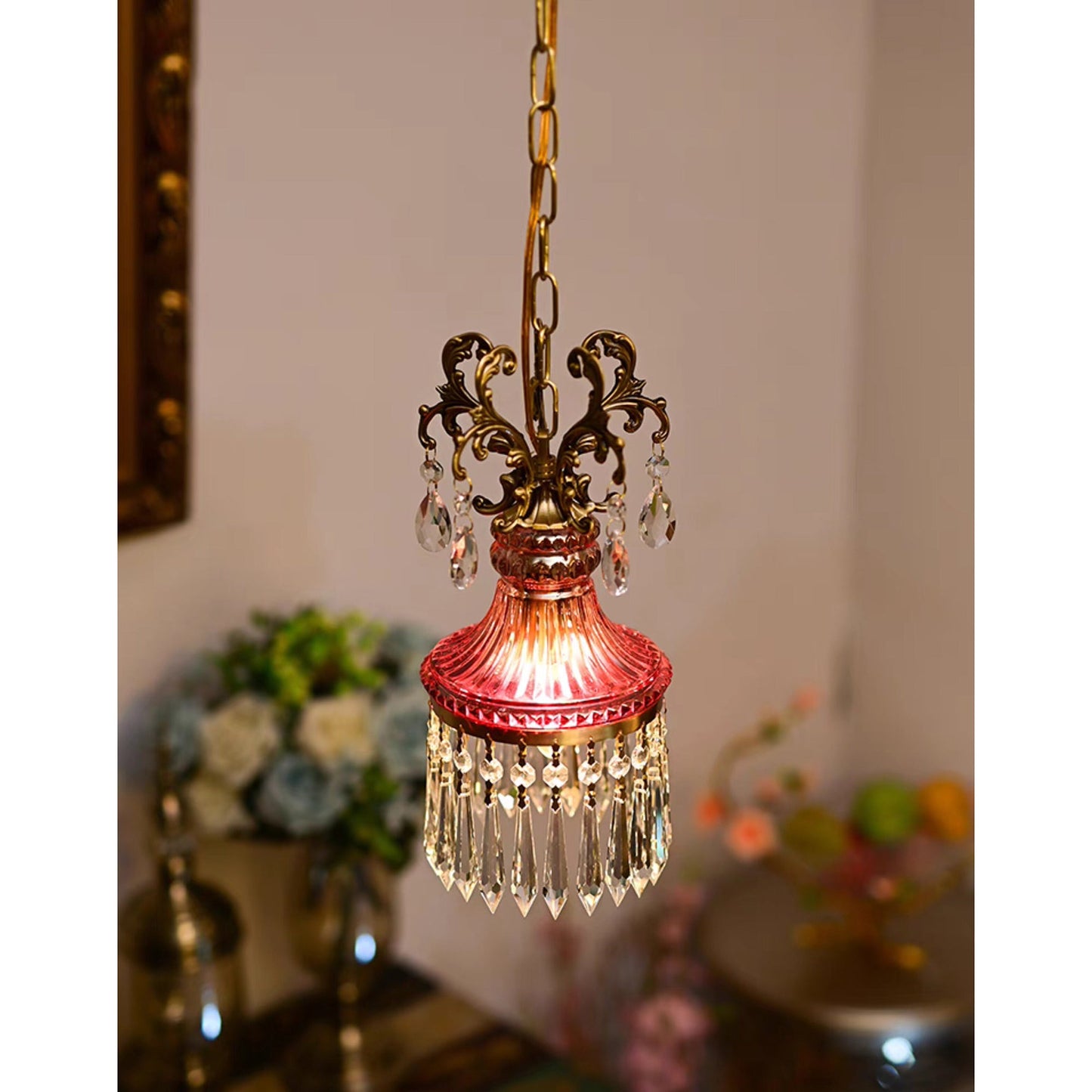 Marquise Crystal Pendant Lamp