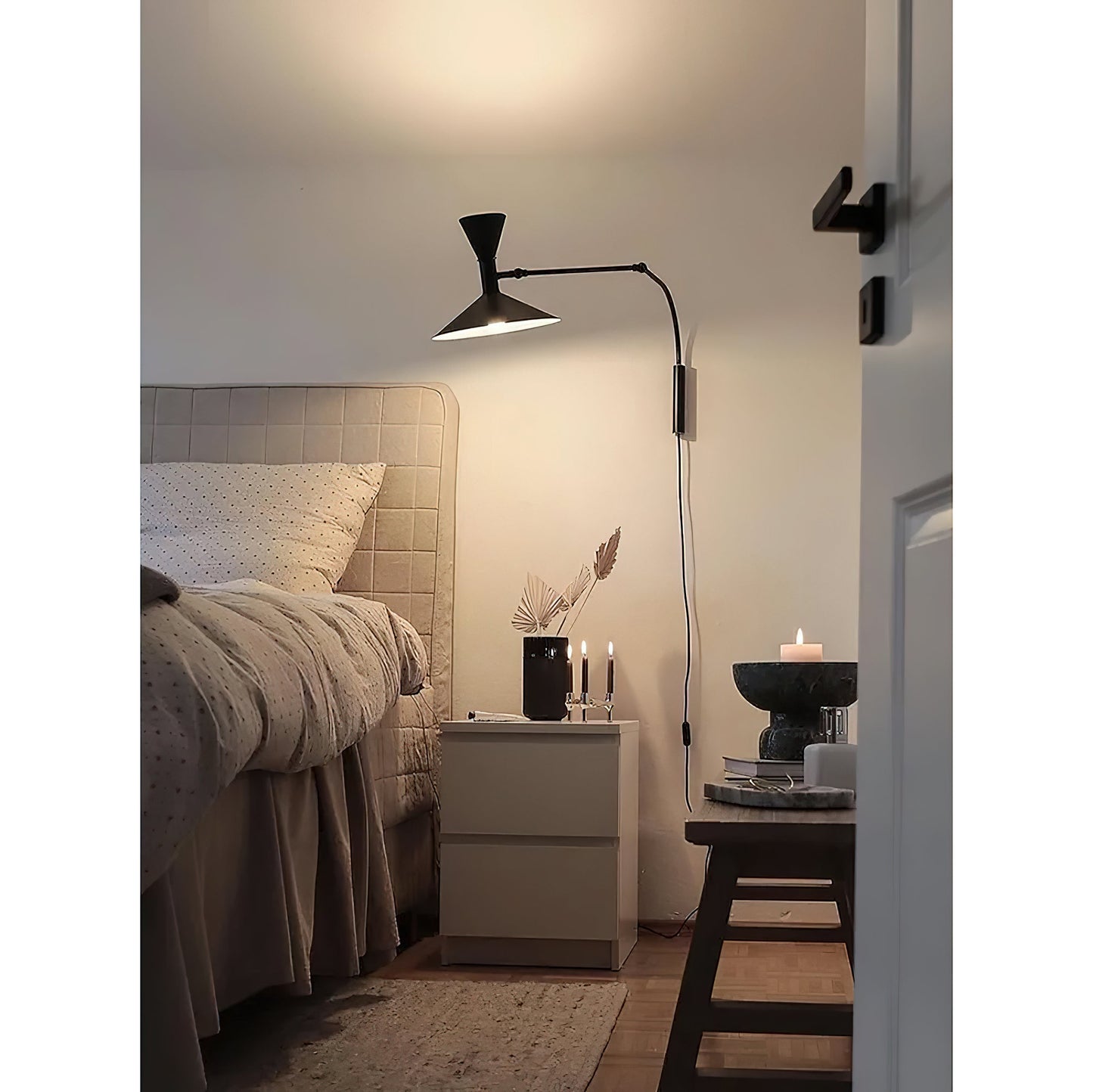 Marseille Swing Arm Plug-in Sconce