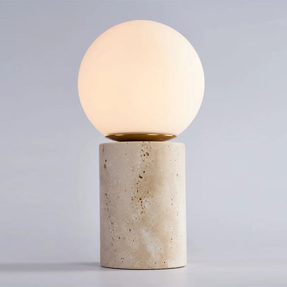 Maxax Deeluxe Travertine Table Lamp