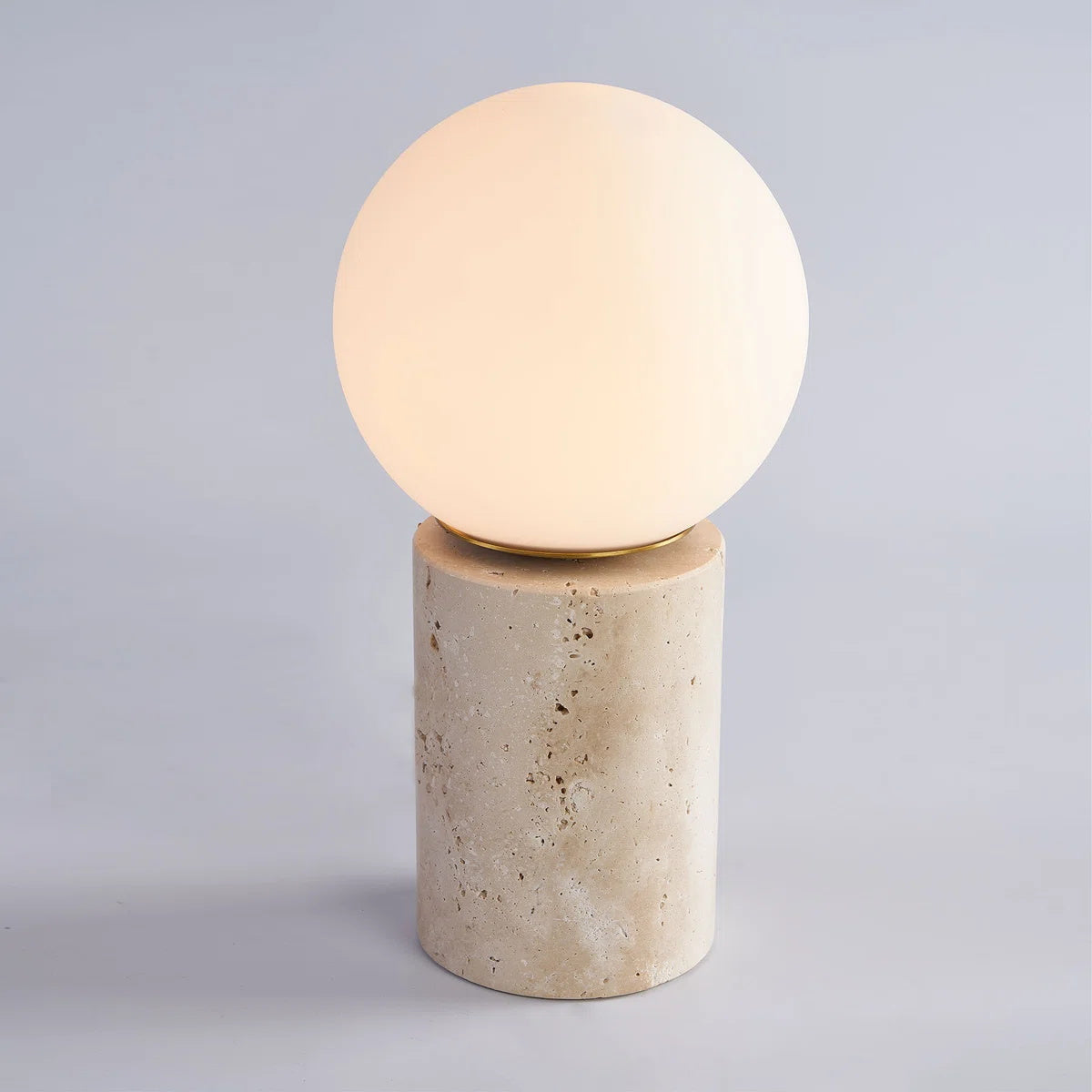 Maxax Deeluxe Travertine Table Lamp