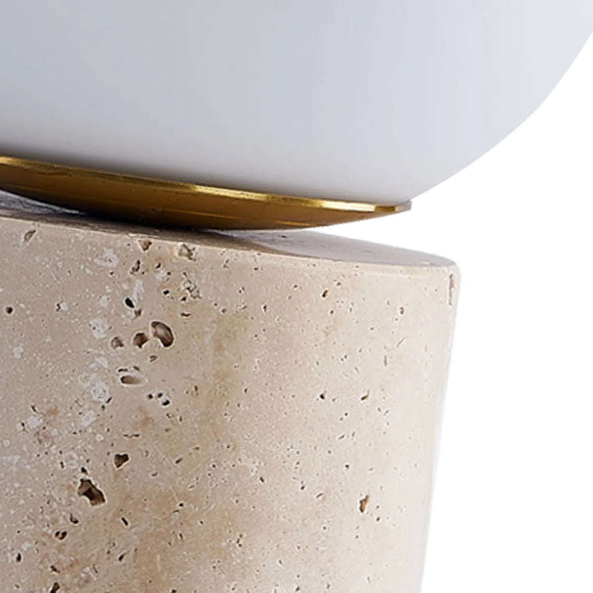 Maxax Deeluxe Travertine Table Lamp