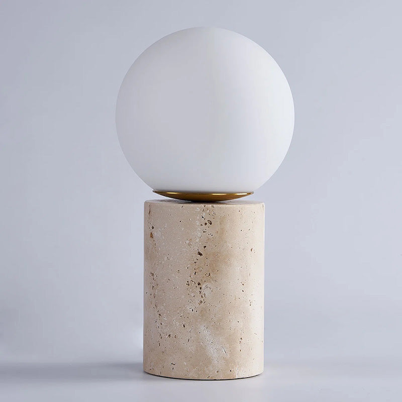 Maxax Deeluxe Travertine Table Lamp