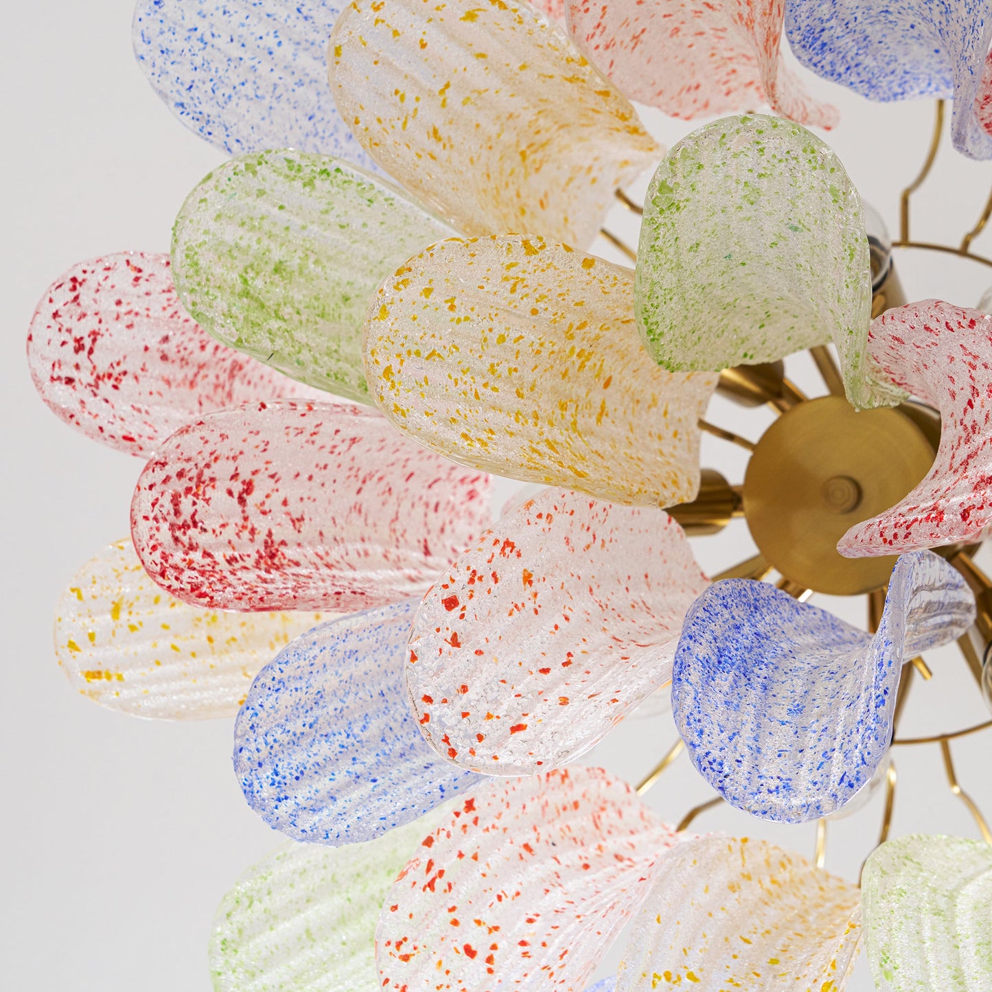 Confetti Glass Tiered Chandelier