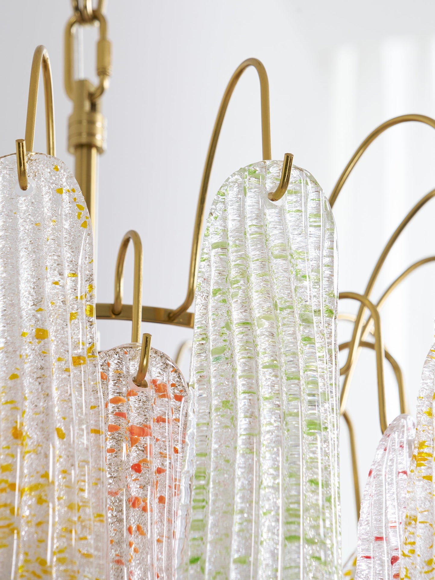 Confetti Glass Tiered Chandelier