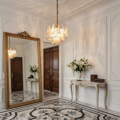 Confetti Glass Tiered Chandelier