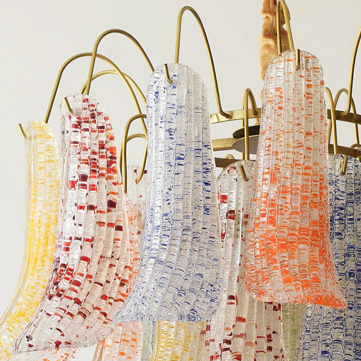 Confetti Glass Tiered Chandelier