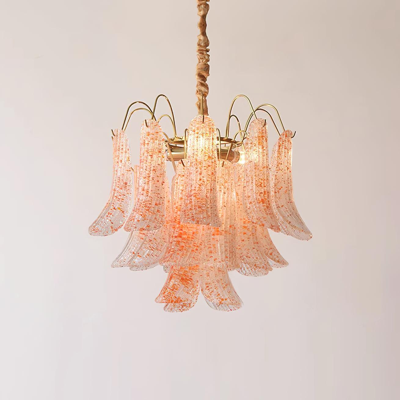Confetti Glass Tiered Chandelier