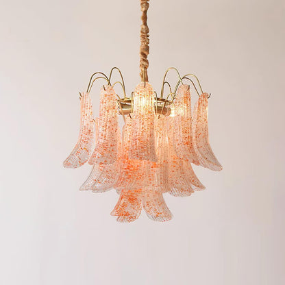 Confetti Glass Tiered Chandelier