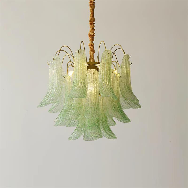 Confetti Glass Tiered Chandelier