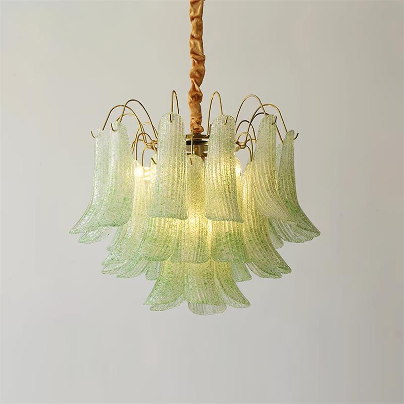 Confetti Glass Tiered Chandelier
