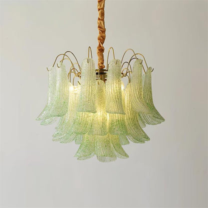 Confetti Glass Tiered Chandelier