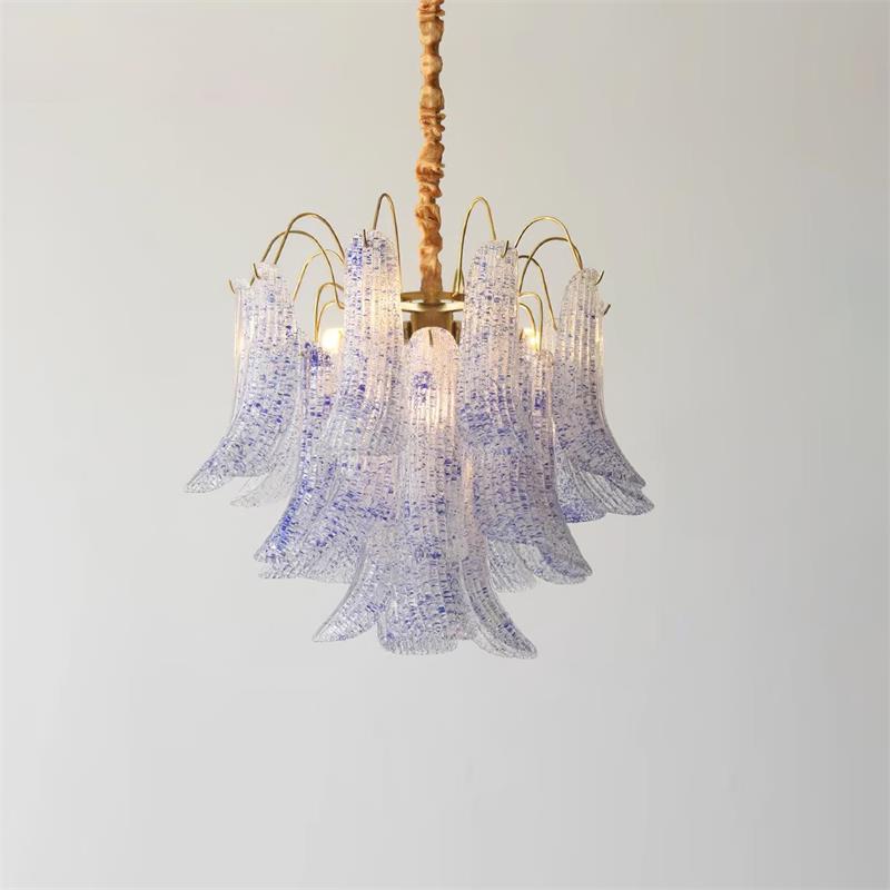 Confetti Glass Tiered Chandelier