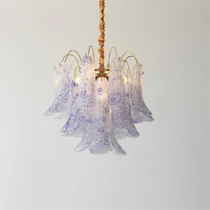 Confetti Glass Tiered Chandelier