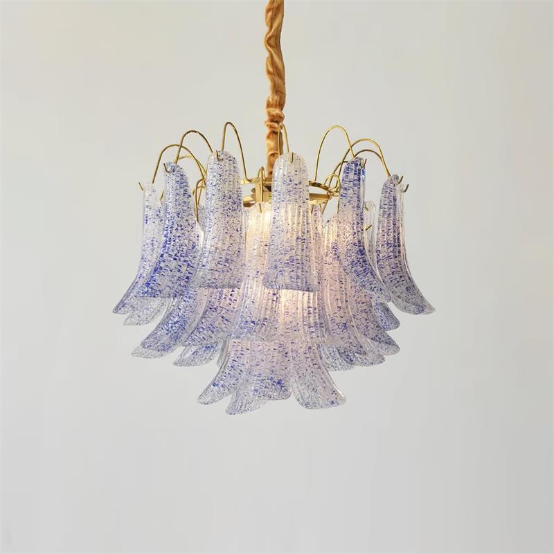 Confetti Glass Tiered Chandelier