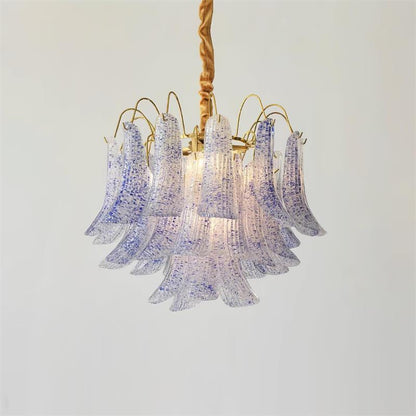 Confetti Glass Tiered Chandelier