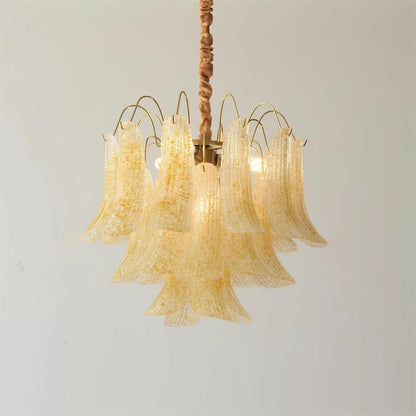 Confetti Glass Tiered Chandelier
