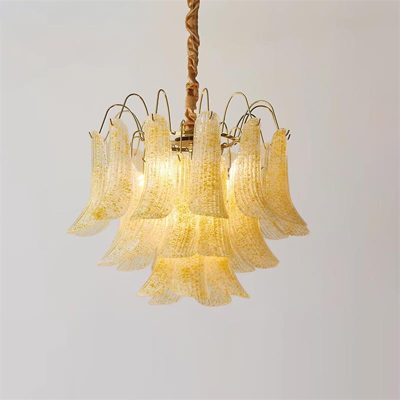 Confetti Glass Tiered Chandelier