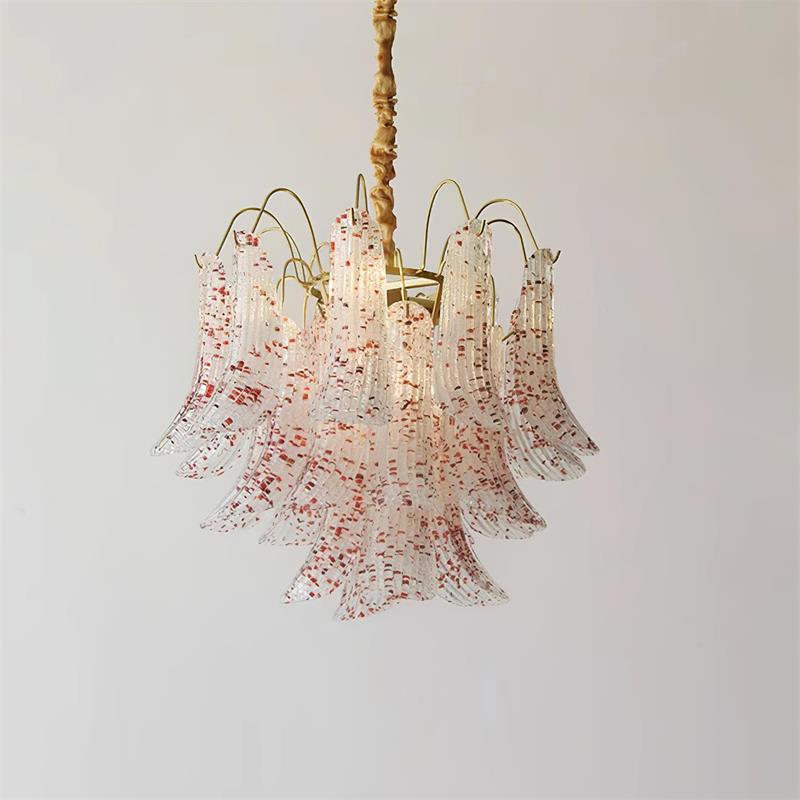 Confetti Glass Tiered Chandelier