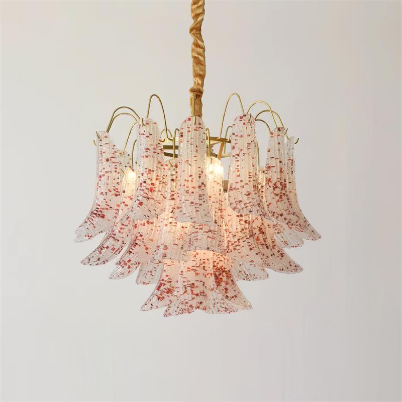 Confetti Glass Tiered Chandelier