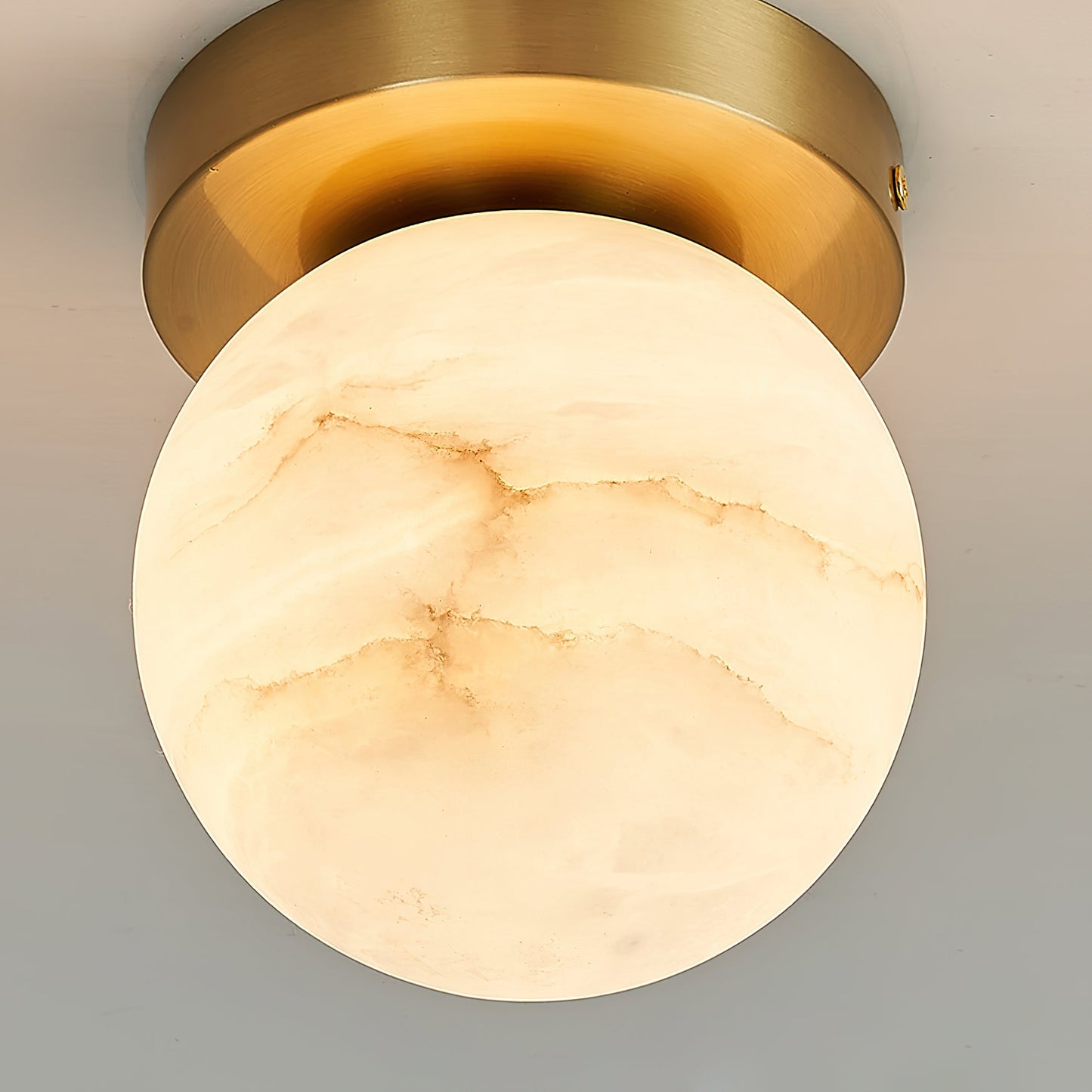 Melange Alabaster Ceiling Light