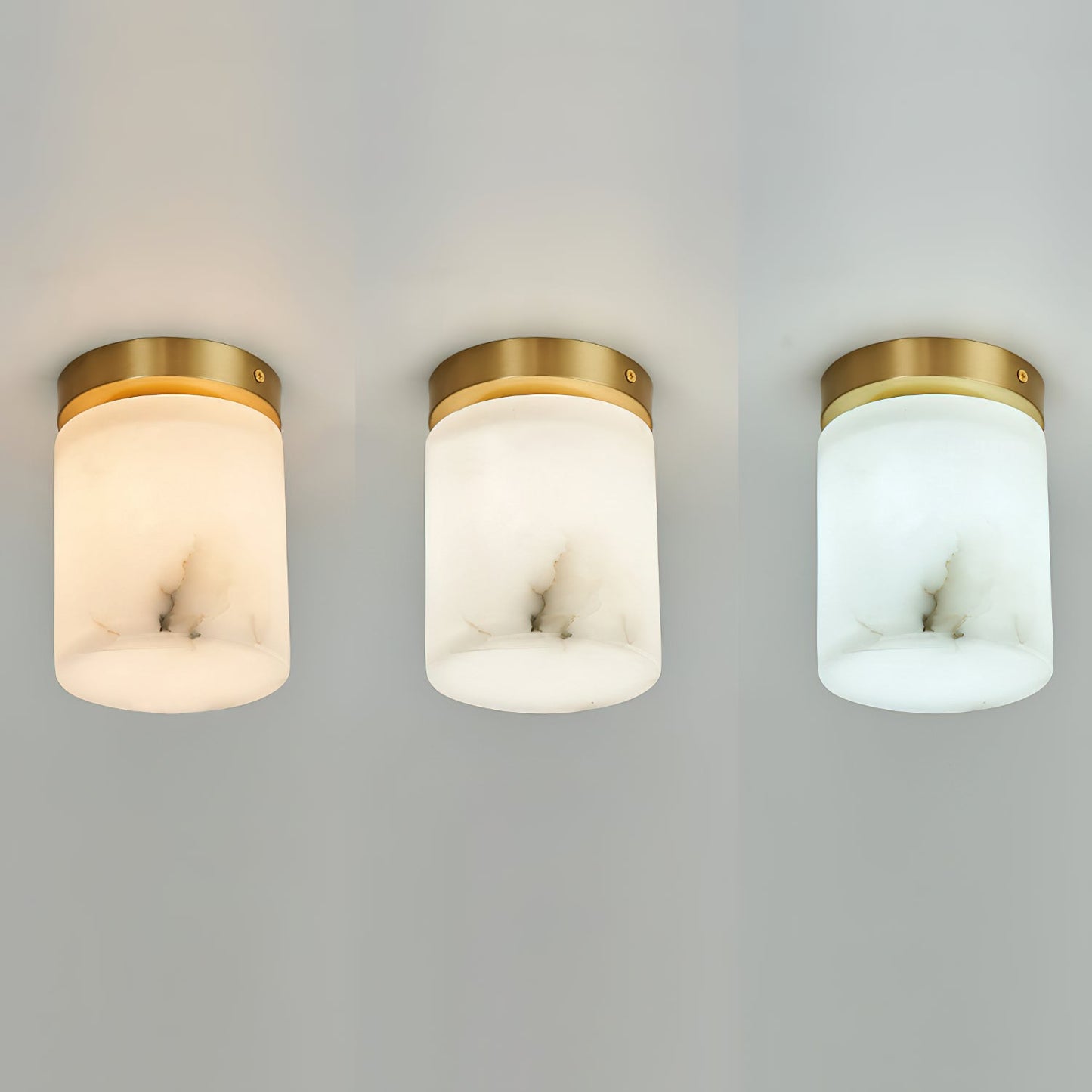 Melange Alabaster Ceiling Light