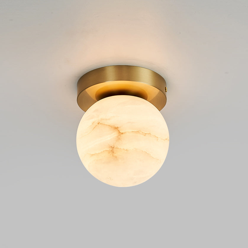 Melange Alabaster Ceiling Light