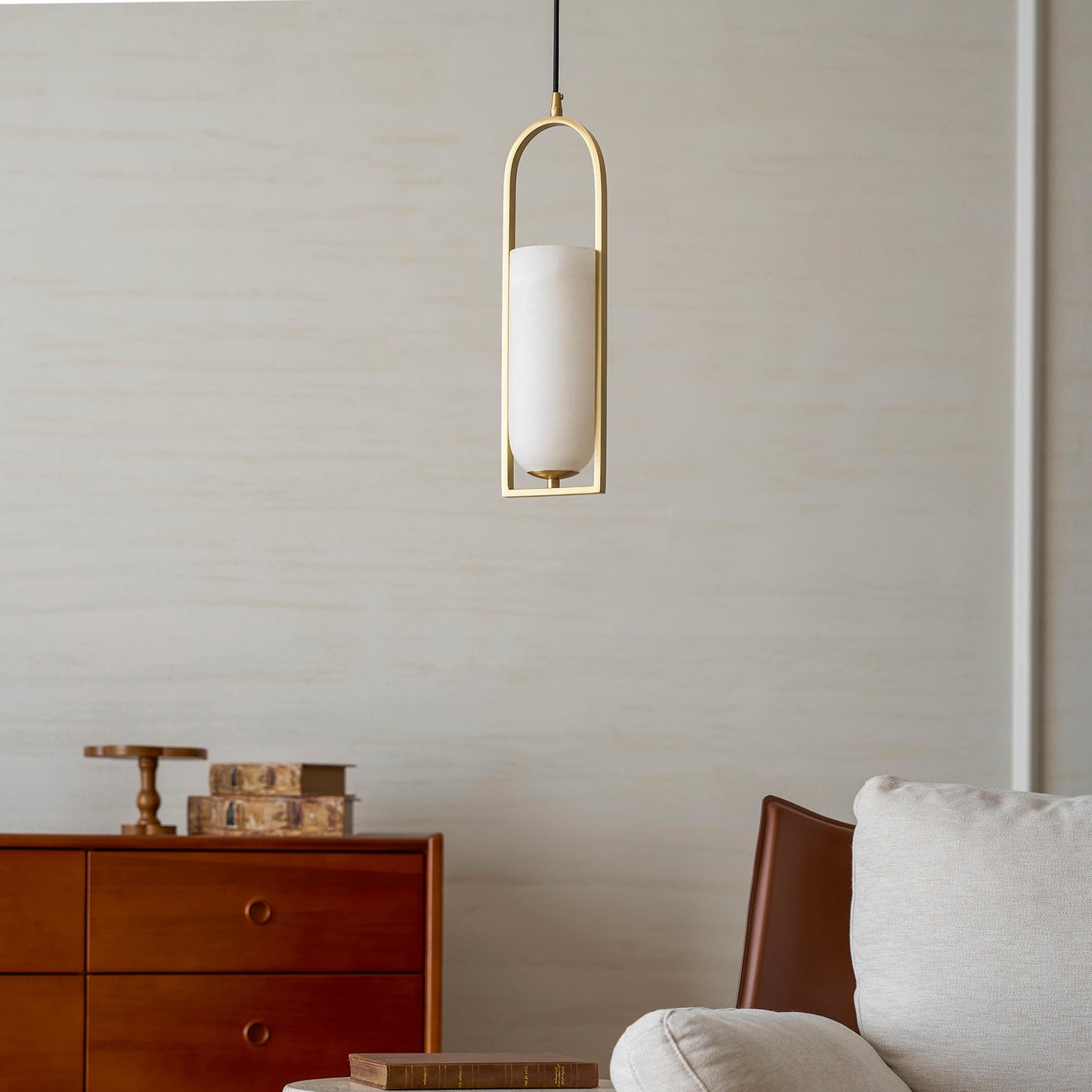 Melange Small Alabaster Pendant Lamp
