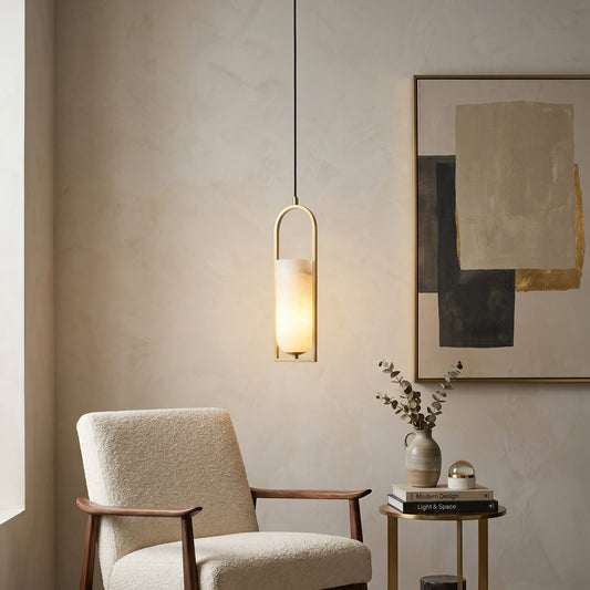 Melange Small Alabaster Pendant Lamp