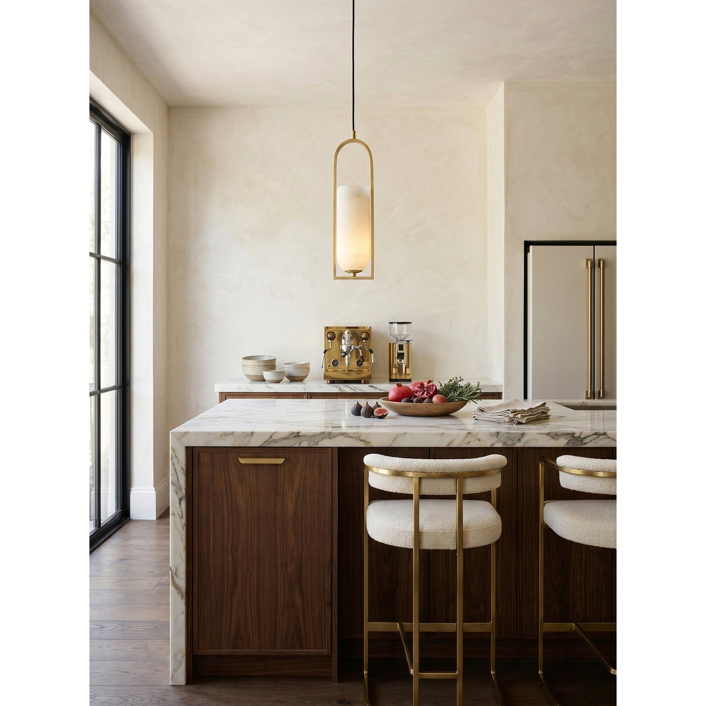 Melange Small Alabaster Pendant Lamp